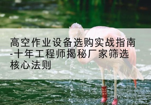 历下剪叉式升降机厂家-高空作业设备选购实战指南-十年工程师揭秘厂家筛选核心法则